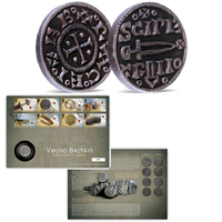 2024 Viking Britain Medal Cover - Replica Viking Coin from York