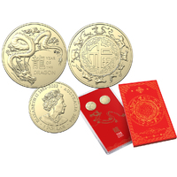 2024 $1 Lunar Year of the Dragon 2 Coin UNC Set