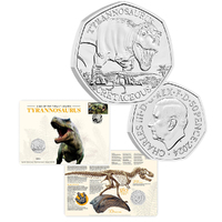 2024 The Age of the Dinosaur T-Rex Coin Cover