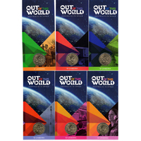 2024 $1 Out of this World 6 Card Set 'C' Mintmark Al-Br UNC Coins