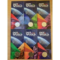 2024 $1 Out of this World 6 Card Set 'B' Counterstamp Al-Br UNC Coins