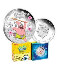 2025 $1 Spongebob Squarepants - Patrick Star 1oz Silver Proof Coin