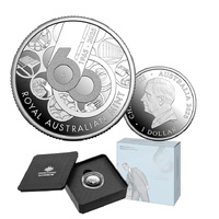 2025 $1 Royal Aust Mint 60th Anniversary 'C' Mintmark Silver Proof Coin