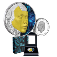2025 $1 Ex Machina 1oz Coloured Silver Proof Coin