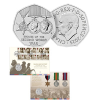2025 50p Valour and Victory PNC