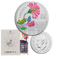 2025 £5 150 Years of Liberty Coloured BUNC Coin