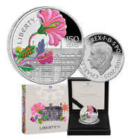 2025 £5 150 Years of Liberty Coloured Silver Proof Coin