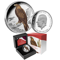 2025 $1 Birds of Australia Wedge-tailed Eagle 1oz Coloured Silver Proof