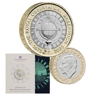 2025 £2 350 Years of the Royal Observatory, Greenwich BUNC Coin