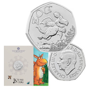 2025 50p Zog Brilliant UNC Coin