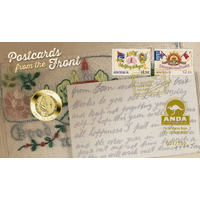 2025 Postcards from the Front PNC Perth Money Expo Overprint