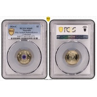 2024 $2 War Animals MS69 1573