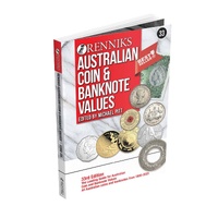 Renniks Australian Coin and Banknotes Values 33nd Edition Softcover