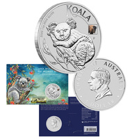 2025 $1 ANA Koala 1oz Silver Coloured Coin with Bison Privy