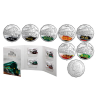 2025 50c Steam Giants 7 Coin UNC set