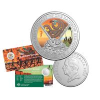 2025 20c The Rainbow Serpent 50th Anniversary Coloured UNC Coin