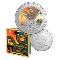 2025 20c The Rainbow Serpent 50th Anniversary Special Edition Book Coloured UNC Cupro-Nickel Coin
