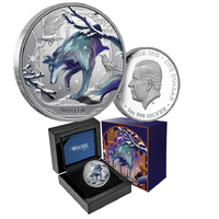 2025 $1 Seasons - Winter 1oz Coloured Silver Proof