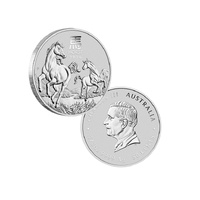 2026 50c Australian Lunar Series III Year of the Horse 1/2oz Silver Bullion Coin