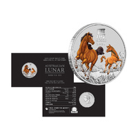 2026 1/4oz Silver Coloured Australian Lunar Horse ANDA Special Release