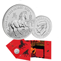 2026 £5 Lunar Year of the Horse BUNC Coin