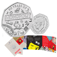 2025 50p Monopoly BUNC Coin