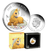 2026 50c Baby Horse 1/2oz Silver Proof Coin