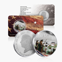 2025 50c American Revolution 250th Anniversary Silver Plated BU Coin