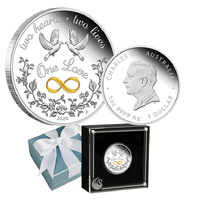 2026 1oz One Love Silver Proof Coloured Coin