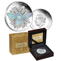 2026 $1 Australian Native Bees - Carpenter Bee 1oz Silver Proof Hologram Coin
