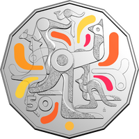 2026 50c Celebrations Coloured UNC Coin