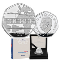 2026 50p Concorde UK Silver Proof Coin