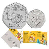 2026 50p 100 Years of Winnie the Pooh Kindness BUNC Coin