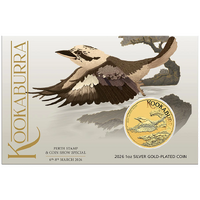 2026 $1 Kookaburra Gold-plated 1oz Silver Uncirculated Coin