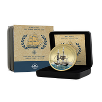 2026 50c Voyage of Discovery Super Size Gold Luxe Edition Coin
