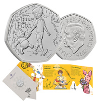 2026 50p 100 Years of Winnie the Pooh Loyalty BUNC Coin