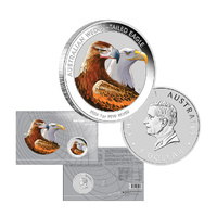 2026 $1 Australian Wedge-tailed eagle 1oz Coloured Silver Coin
