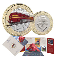 2026 £2 Dutchess of Hamilton Coloured BUNC Coin