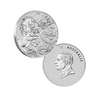 2026 Chinese Myths and Legends Dragon and Horse 1oz Silver Bullion Coin