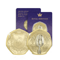 Royal Heritage Coronation Spoon Gold Plated BU Commemorative