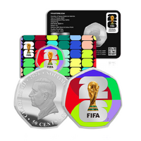 2026 50c The Official FIFA World Cup BU Coin