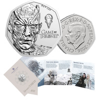 2026 50p Game of Thrones (Ice) BUNC Coin