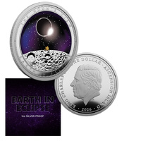 2026 $1 A Moon's View - Earth in Eclipse 1oz Silver Coin