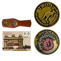 2026 ANZAC Two-up Medallion Cover