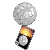 2026 $1 Mob of 6 Roos Silver Frosted UNC Coin