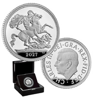 2027 The Silver Proof UK Sovereign Coin