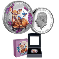 2026 $1 Friends of the Forest 1oz Coloured Silver Proof Coin