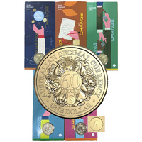 2026 $1 60th Anniversary of Decimal Currency 'A' mintmark Set of 5 Cards UNC