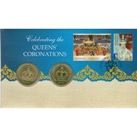 2013 $1 Celebrating the Queens' Coronation 2 Coin PNC
