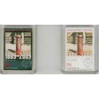 2009 Early Posting Box Stamp-coin Set